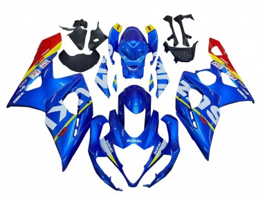 Carénages Moto Suzuki GSXR 1000 2005-2006 - Bleu Jaune Rouge Blanc Vendre