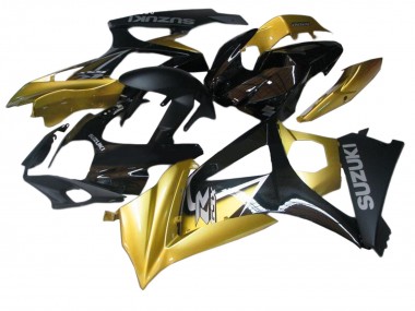 Carénages Moto Suzuki GSXR 1000 2007-2008 - Or Noir Argent Décalque Vendre