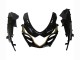 Carénages Moto Suzuki GSXR 1000 2009-2016 - Noir Brillant Or