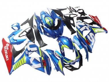 Carénages Moto Suzuki GSXR 1000 2009-2016 - Bleu Clair Vert Rouge Motul Vendre