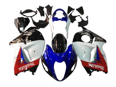 Carénages Moto Suzuki GSXR 1300 Hayabusa 1996-2007 - Blanc Bleu Rouge Makita Noir Vendre