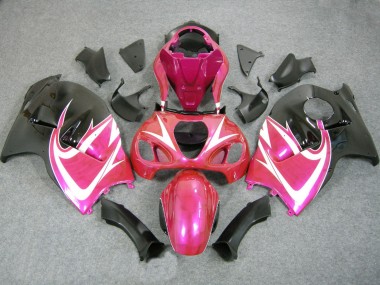 Carénages Moto Suzuki GSXR 1300 Hayabusa 1996-2007 - Rose Blanc Noir Vendre