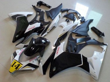 Carénages Moto Honda CBR500R 2013-2015 - Blanc Jaune Noir Brillant DENSO Vendre