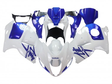 Carénages Moto Suzuki GSXR 1300 Hayabusa 1996-2007 - Blanc Bleu Hayabusa Vendre