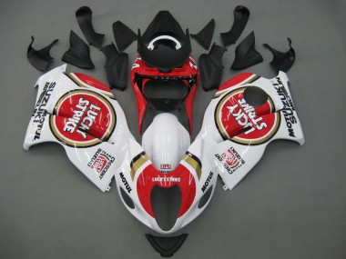Carénages Moto Suzuki GSXR 1300 Hayabusa 1996-2007 - Blanc Rouge Motul Vendre