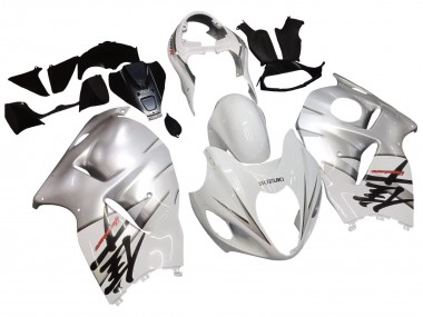 Carénages Moto Suzuki GSXR 1300 Hayabusa 1996-2007 - Blanc Argent Hayabusa Vendre
