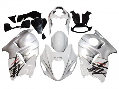 Carénages Moto Suzuki GSXR 1300 Hayabusa 1996-2007 - Blanc Argent Hayabusa Vendre