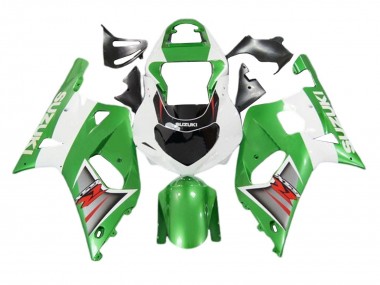Carénages Moto Suzuki GSXR 600 / GSXR 750 2001-2003 - Blanc Vert Argent Rouge Noir Vendre