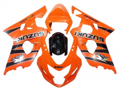 Carénages Moto Suzuki GSXR 600 / GSXR 750 2004-2005 - Orange Noir Vendre