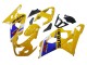 Carénage Moto Suzuki GSXR 600 / GSXR 750 2004-2005 - Jaune Blanc Bleu Noir