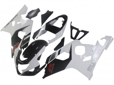 Carénages Moto Suzuki GSXR 600 / GSXR 750 2004-2005 - Blanc Noir Rouge Vendre