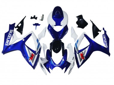 Carénages Moto Suzuki GSXR 600 / GSXR 750 2006-2007 - Blanc Bleu Noir Brillant Rouge Vendre