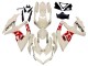 Carénages Moto Suzuki GSXR 600 / GSXR 750 2008-2010 - Crème Blanc Rouge Noir