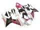 Carénages Moto Suzuki GSXR 600 / GSXR 750 2011-2024 - Blanc Rose Noir Corona