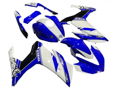 Carénages Moto Yamaha YZF R3/R25 2015-2018 - Blanc Bleu Noir Courses Vendre