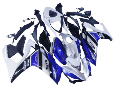 Carénages Moto Yamaha YZF R3/R25 2015-2018 - Blanc Bleu Noir Yamalube Vendre
