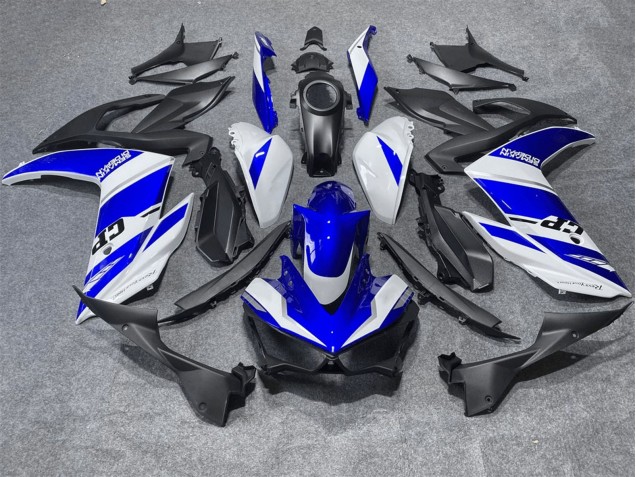 Carénages Moto Yamaha YZF R3/R25 2015-2018 - Blanc Bleu