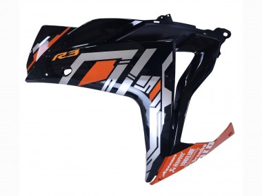 Carénages Moto Yamaha YZF R3/R25 2015-2018 - Bleu Orange Argent Yamalube Vendre