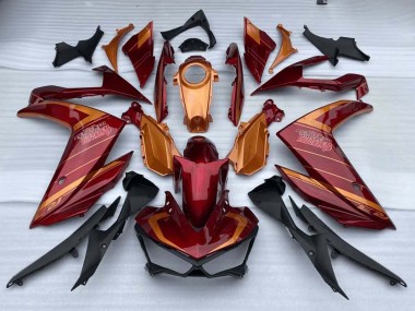 Carénages Moto Yamaha YZF R3/R25 2015-2018 - Rouge Orange Vendre