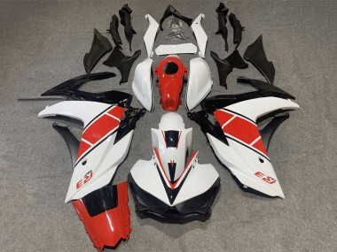 Carénage Moto Yamaha YZF R3/R25 2015-2018 - Blanc Rouge Noir Vendre