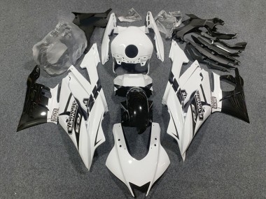 Carénages Moto Yamaha YZF R3/R25 2019-2021 - Blanc Noir Brillant Vendre
