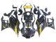 Carénages Moto Yamaha YZF R3/R25 2019-2021 - Or Noir Fibre de Carbone