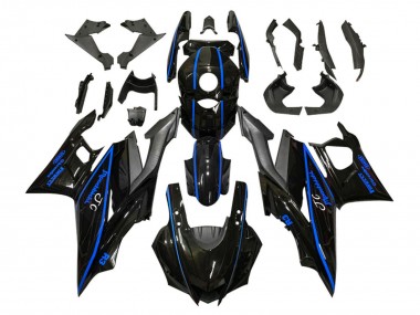 Carénages Moto Yamaha YZF R3/R25 2019-2021 - Noir Brillant Bleu Noir Mat Vendre