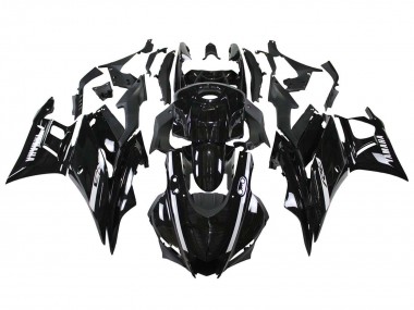 Carénages Moto Yamaha YZF R3/R25 2019-2021 - Noir Brillant Blanc Vendre