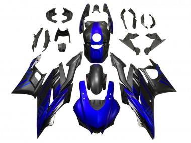 Carénage Moto Yamaha YZF R3/R25 2019-2021 - Bleu Noir Mat Vendre