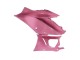 Carénage Moto Yamaha YZF R3/R25 2022-2024 - Rose Noir