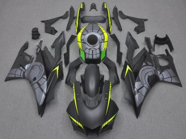 Carénages Moto Yamaha YZF R3/R25 2022-2024 - Noir Mat Gris Jaune Vert Vendre