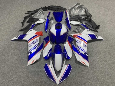 Carénages Moto Yamaha YZF R3/R25 2022-2024 - Bleu Blanc Rouge Semakin Didepan Vendre