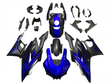 Carénages Moto Yamaha YZF R3/R25 2022-2024 - Bleu Noir Mat Vendre