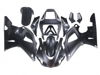 Carénages Moto Yamaha YZF 1000 R1 1998-1999 - Noir Mat Noir Brillant Vendre