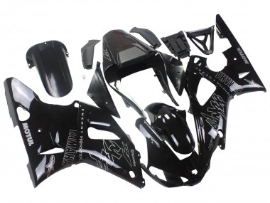 Carénages Moto Yamaha YZF 1000 R1 2000-2001 - Noir Brillant Blanc Monstre Motul Vendre