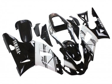 Carénages Moto Yamaha YZF 1000 R1 2000-2001 - Blanc Noir Vendre