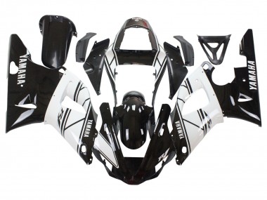 Carénages Moto Yamaha YZF 1000 R1 2000-2001 - Blanc Noir Vendre
