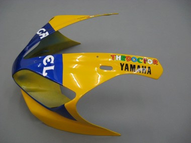 Carénages Moto Yamaha YZF 1000 R1 2000-2001 - Blanc Jaune Bleu Motul Chameau Vendre