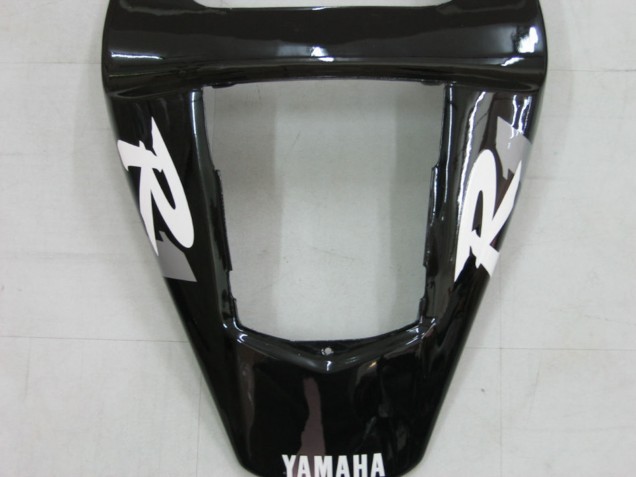 Carénages Moto Yamaha YZF 1000 R1 2000-2001 - Noir Brillant Blanc Décalque