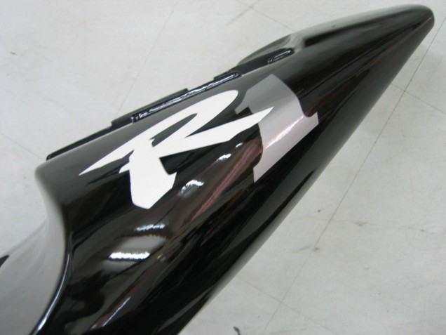 Carénages Moto Yamaha YZF 1000 R1 2000-2001 - Noir Brillant Blanc Décalque