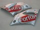 Carénages Moto Yamaha YZF 1000 R1 2000-2001 - Argent Rouge Fortuna Motul