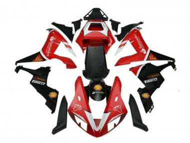 Carénages Moto Yamaha YZF 1000 R1 2002-2003 - Rouge Argent Noir Santander Vendre
