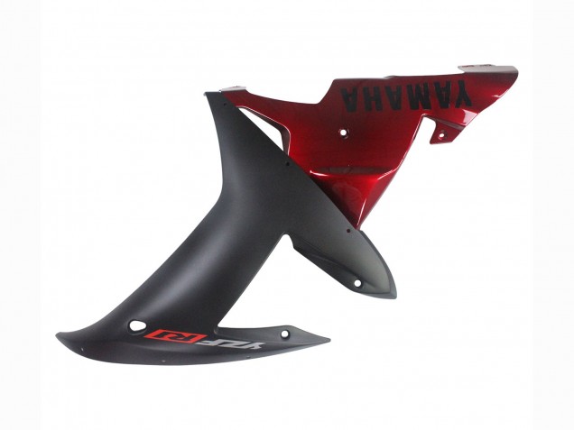Kits Carénage Moto Yamaha YZF 1000 R1 2002-2003 - Rouge Noir Mat