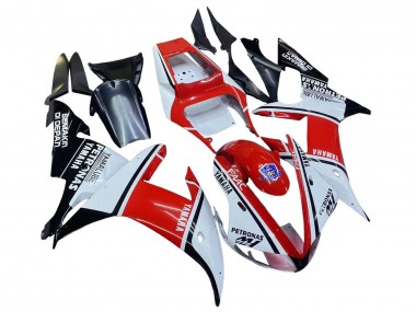 Carénages Moto Yamaha YZF 1000 R1 2002-2003 - Blanc Rouge Noir Petronas Vendre