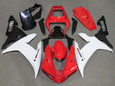 Carénages Moto Yamaha YZF 1000 R1 2002-2003 - Rouge Blanc Noir Vendre