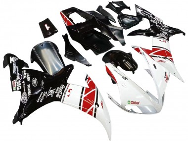 Carénages Moto Yamaha YZF 1000 R1 2002-2003 - Blanc Rouge Noir Castrol Vendre