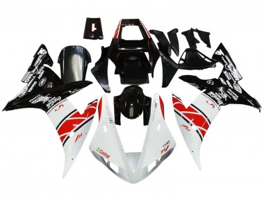 Carénages Moto Yamaha YZF 1000 R1 2002-2003 - Blanc Rouge Noir Castrol Vendre