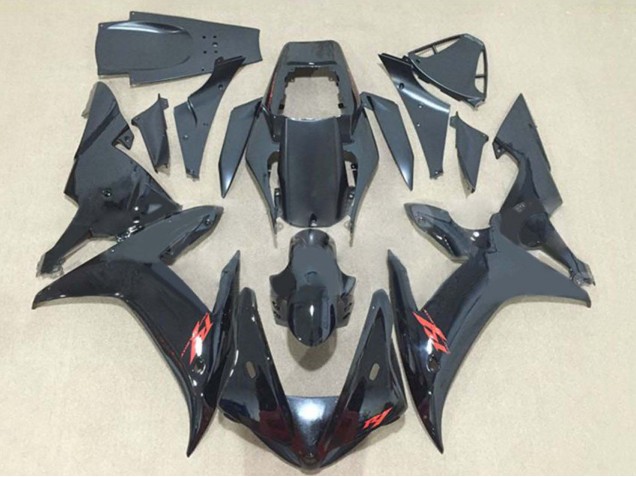 Carénages Moto Yamaha YZF 1000 R1 2002-2003 - Noir Brillant Rouge