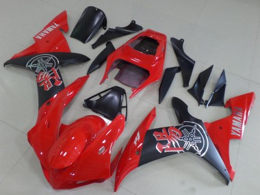 Carénages Moto Yamaha YZF R1 2002-2003 - Rouge Noir Mat Vendre