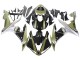 Carénages Moto Yamaha YZF 1000 R1 2004-2006 - Or Clair Blanc Noir Brillant